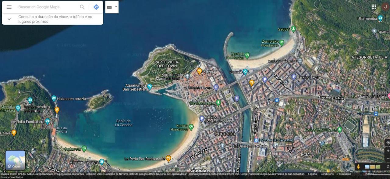 Luminoso Atico En San-Sebastian Leilighet San Sebastián Eksteriør bilde